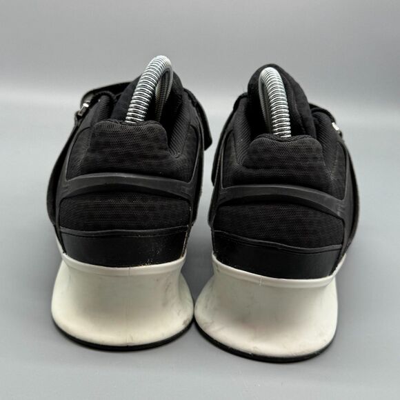 Reebok Legacy Lifter Women's 8.5 Black White Weightlifting Shoes Hook & Loop - Picture 6 of 11
